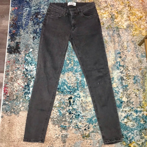 Denim - acne studio  starchy high waisted jean
